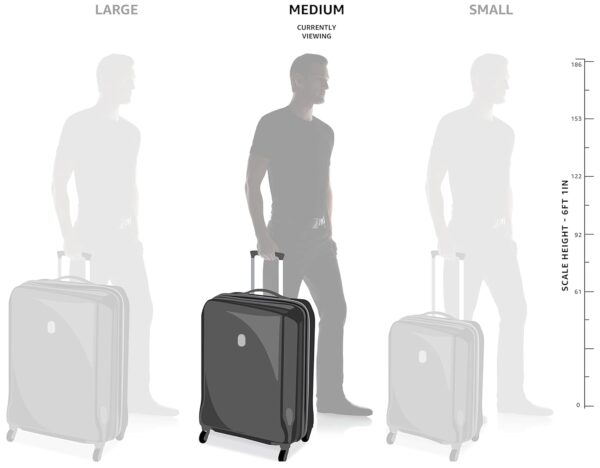 American Tourister Ivy Polypropylene 68 cms Black Hardsided Check-in Luggage (FO1 (0) 09 002) with TSA Lock - Image 14