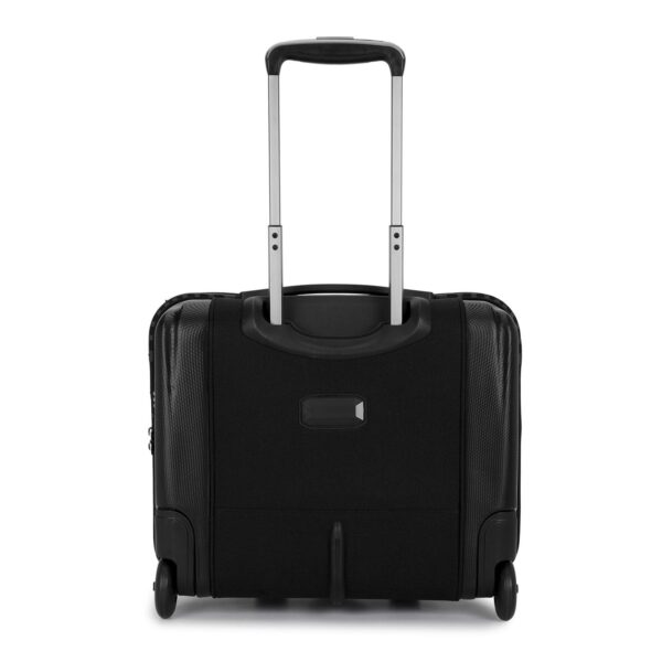 Swiss Military PilotPro Hard and Soft Laptop Overnighter Trolley Bag, 30L Lightweight Cabin Luggage, Fits 15.6 Inch Laptop, Business Travel Bag with Organizer, Combination Number Lock - Black, LTB2 - Image 7