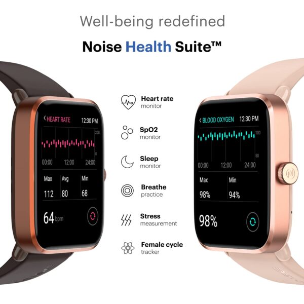 Noise ColorFit Pro 4 Alpha 1.78" AMOLED Display, Bluetooth Calling Smart Watch, Functional Crown, Metallic Build, Intelligent Gesture Control, Instacharge (Deep Wine) - Image 5