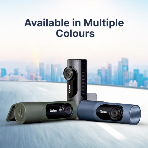 Qubo Car Dash Camera Pro X 3MP 1296p from Hero Group | Made in India | Super Capacitor| Wide Angle View | Emergency Recording | SD Card Upto 1TB Supported | Easy DIY Set Up | (Midnight Blue) - Image 6