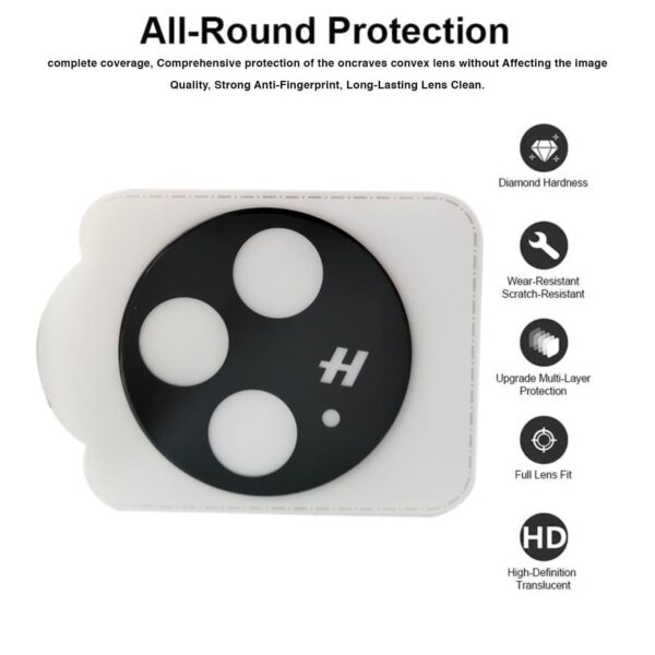 Amazon Brand - Solimo Camera Lens Protector for Redmi Note 14 Pro Plus 5G (9H Hardness.Scratch Resistance) with Free Installation Kit Clear - Image 5