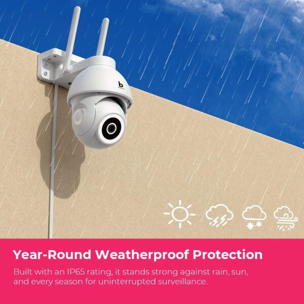 Beetel 4MP 3X Zoom QHD Wi-Fi CCTV Home Security Outdoor Camera|360° Pan Tilt|2-Way Talk|Motion Alert/Tracking|Night Vision|SD Card(Upto 256 GB),Alexa & Google Assnt|Onvif|CCO4 - Image 6