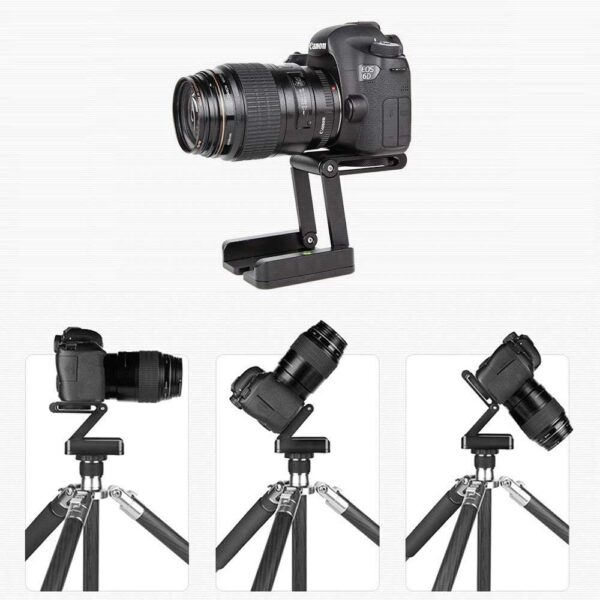 Quikprof DSLR Camera CNC Folding Z Tripod Flex Tilt Ball Head Desktop Stand Holder for Camera Load Upto 3.5kg - Image 3