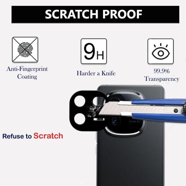 Tough Lee Camera Lens Protector Tempered Glass for IQOO 12 5G / 12 Pro 5G (with Easy Installation Kit, Scratch Proof) (Pack of 2) - Image 5