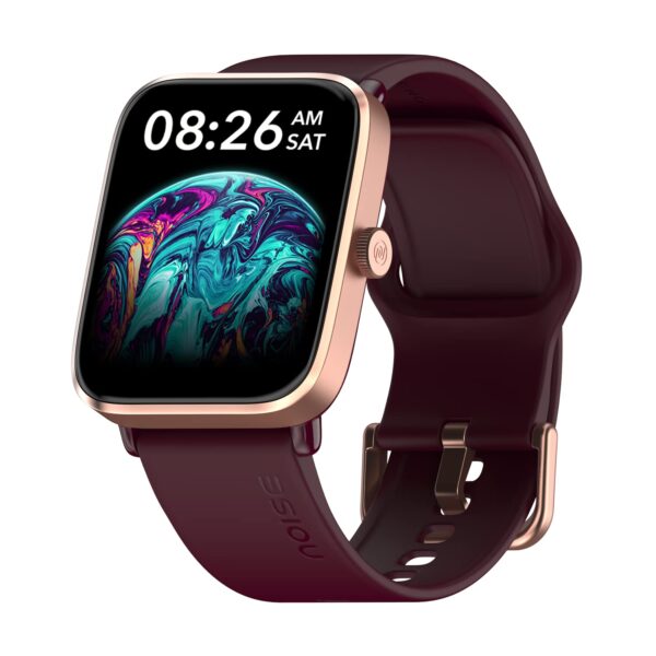 Noise ColorFit Pro 4 Alpha 1.78" AMOLED Display, Bluetooth Calling Smart Watch, Functional Crown, Metallic Build, Intelligent Gesture Control, Instacharge (Deep Wine) - Image 2