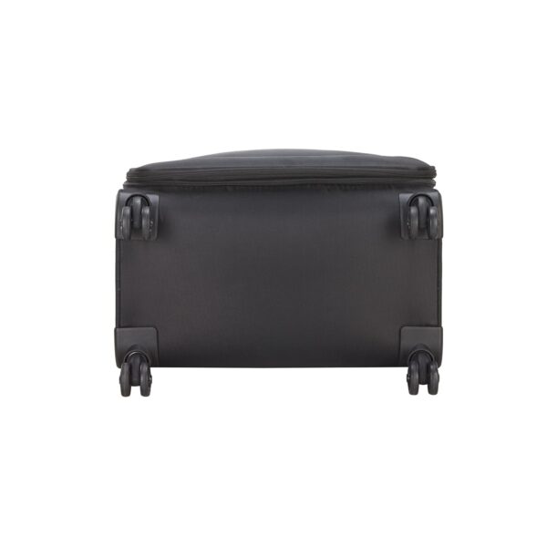 VIP Polyester Solid Pattern Knight 8W Exp Trolley Bag (H) 75 With Spinner Wheels Black Soft (Black, Large) - Image 6