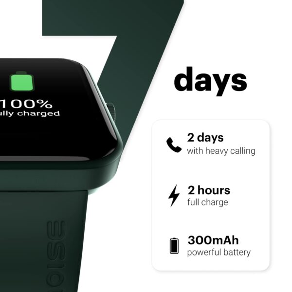 Noise Pulse Go Buzz Smart Watch with Advanced Bluetooth Calling, 1.69" TFT Display, SpO2, 100 Sports Mode with Auto Detection, Upto 7 Days Battery (2 Days with Heavy Calling) - Jet Black - Image 5