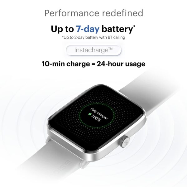 Noise ColorFit Pro 4 Alpha 1.78" AMOLED Display, Bluetooth Calling Smart Watch, Functional Crown, Metallic Build, Intelligent Gesture Control, Instacharge (Deep Wine) - Image 6