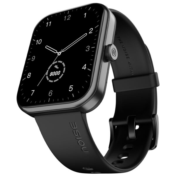 Noise Pulse 2 Max 1.85" Display, Bluetooth Calling Smart Watch, 10 Days Battery, 550 NITS Brightness, Smart DND, 100 Sports Modes, Smartwatch for Men and Women (Jet Black) - Image 2