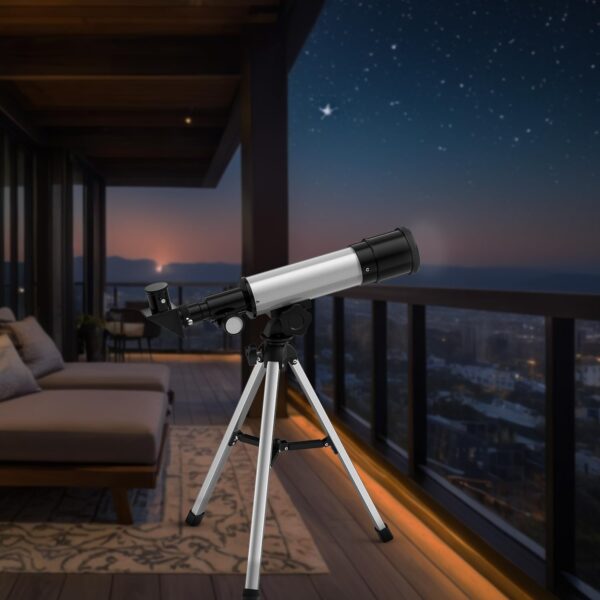 Amazon Basics | 90X Zoom HD Focus Astronomical Telescope Refractor | with Mobile Stand and Portable Tripod Stand | High Power Telescope Gift for Kids | Explore Moon, Planets, Stargazing - Image 6