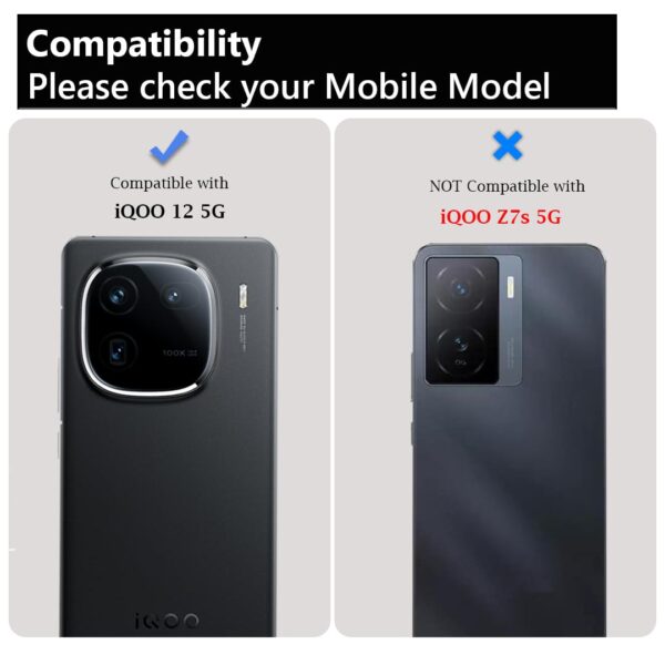 Tough Lee Camera Lens Protector Tempered Glass for IQOO 12 5G / 12 Pro 5G (with Easy Installation Kit, Scratch Proof) (Pack of 2) - Image 6