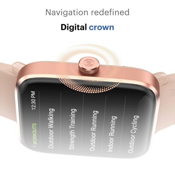 Noise ColorFit Pro 4 Alpha 1.78" AMOLED Display, Bluetooth Calling Smart Watch, Functional Crown, Metallic Build, Intelligent Gesture Control, Instacharge (Deep Wine) - Image 7