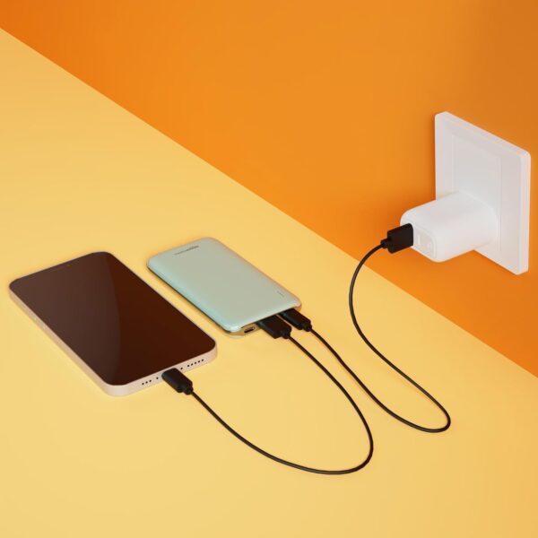 Amazon Basics 10000 mAh 22.5W Ultra Fast Charging Power Bank | Type C Power Delivery (Input & Output) | Quick Charge | Two-Way Fast Charging (Lime) - Image 5