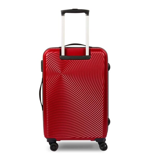 NOVEX Ivory Check-in Size Scratch Resistant Trolley with 28-Inch | Polycarbonate Travel Roller Case, Hard Suitcase/Luggage Trolleys | Red, 4-Wheel, 360° Smooth Rolling Spinner Bag - Men & Women - Image 6