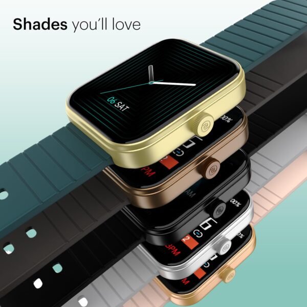 Noise ColorFit Pulse 3 with 1.96" Biggest Display Bluetooth Calling Smart Watch, Premium Build, Auto Sport Detection & 170+ Watch Faces Smartwatch for Men & Women - Midnight Black - Image 5