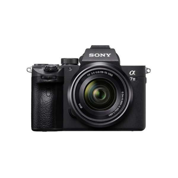Sony Alpha ILCE-7M3K Full-Frame 24.2MP Mirrorless Digital SLR Camera with 28-70mm Zoom Lens | 4K Full Frame | Real-Time Eye Auto Focus | Tiltable LCD, Low Light Camera - Black - Image 2