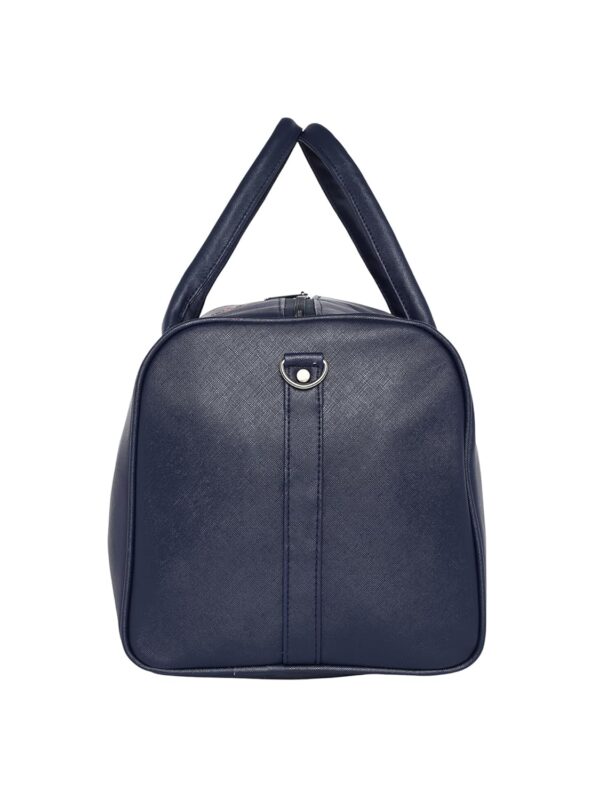 Fur Jaden Eco Friendly Vegan Leather Sustainable and Durable Cabin Duffle Bag 35L Travel Weekender Holiday and Gym Bag (Navy) - Image 5