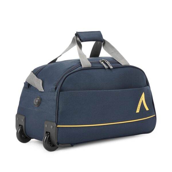 Aristocrat Cadet Polyester 52 Cms Wheel Travel Duffle Bag (Blue), 30 Centimeters - Image 4
