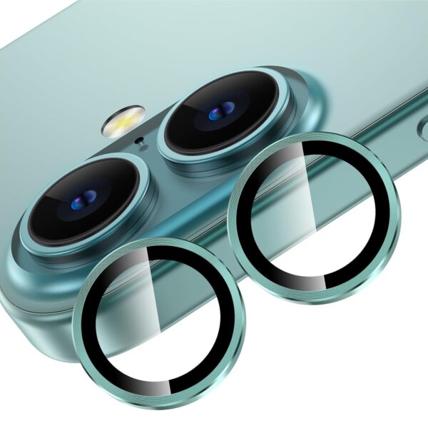 Compatible With Teal Iphone 16/16 Plus Camera Lens Protector - 9H Hardness, Premium Iphone 16 Lens Protector, Does Not Affect Flash Shots - Camera Protector Iphone 16 - Image 2