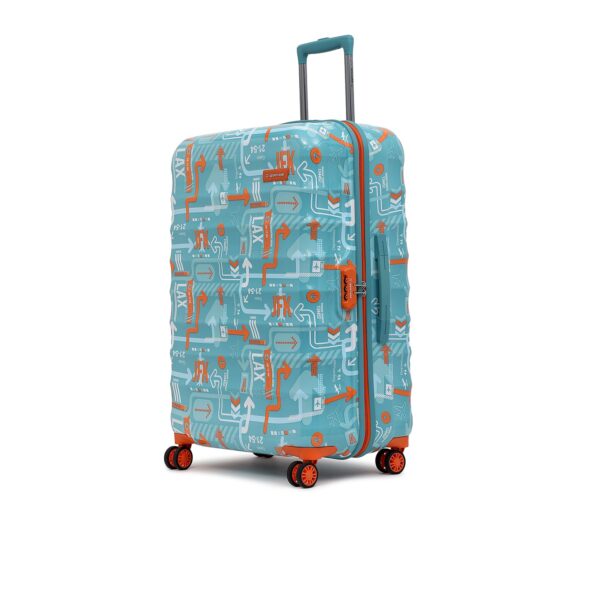 uppercase JFK (Large) 76cm | Hardsided Check-in Trolley Bag for Travel Luggage | 8 Wheel Trolley Bag |Suitcase for Men & Women |2000 Days Warranty (Teal Blue) - Image 2