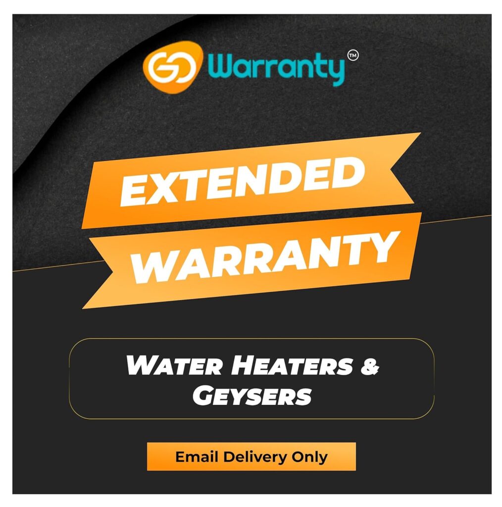 GoWarranty 4 Years Extended Warranty Plan for Water Heaters & Geysers from Rs. 5001 to 10000 (Email Delivery in 2 Hours – No Physical Kit)