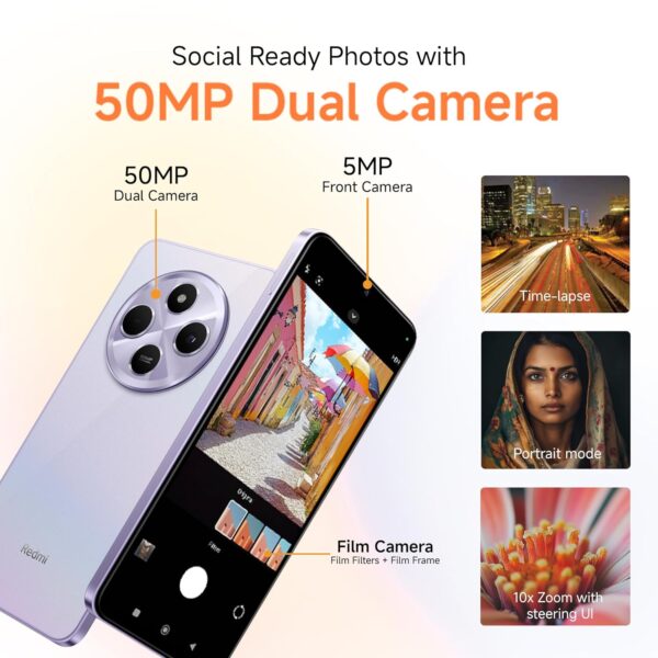 Redmi A4 5G (Starry Black, 4GB RAM, 128GB Storage) | Global Debut SD 4s Gen 2 | Segment Largest 6.88in 120Hz | 50MP Dual Camera | 18W Fast Charging - Image 7