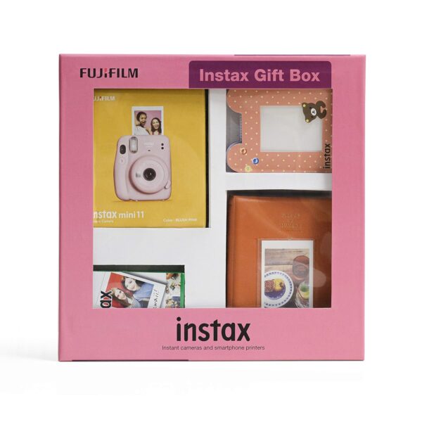 Fujifilm Instax Mini 11 Instant Camera (Blush Pink) Gift Box with 10 Shots - Image 3