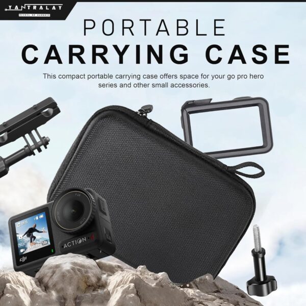 Yantralay Carrying Case for Accessories Compatible with Go Pro Hero 12/11/10/9/ 8/7/6/5, SJCAM, EKEN & All Other Action Cameras - Image 3