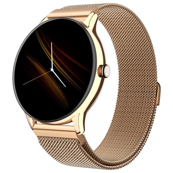 Noise Twist Go Bluetooth Calling Smart Watch for Women with Sleek Metal Dial, Glossy Finish, 1.39" Display, 100+ Watch Faces, IP68, Sleep Tracking, Voice Assistance, Upto 7 Days Battery (Gold Link) - Image 2