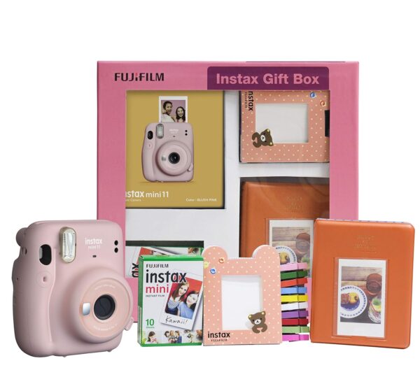 Fujifilm Instax Mini 11 Instant Camera (Blush Pink) Gift Box with 10 Shots - Image 2