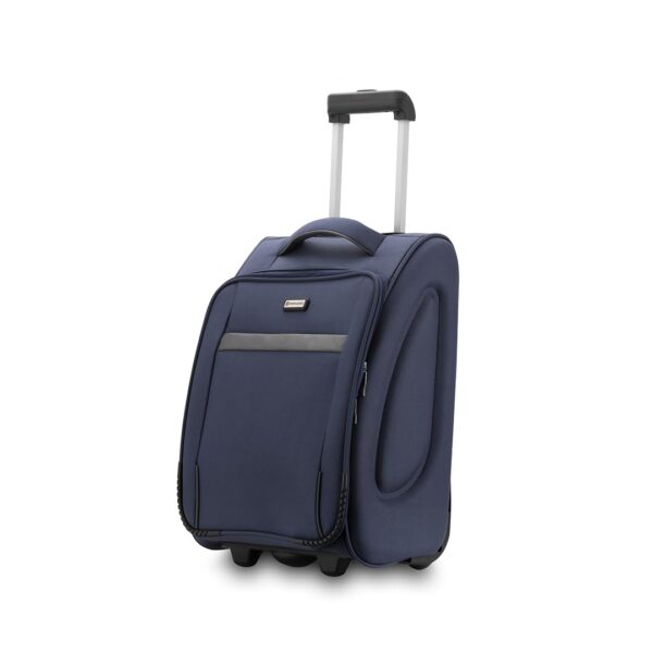 HARISSONS Sleek 38L Overnighter Trolley Bag with Wheel for Travel | Small Cabin Luggage Suitcase for Men & Women (Navy) - Image 2