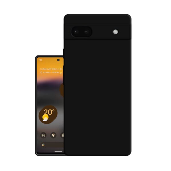 Amazon Brand - Solimo Case for Google Pixel 6a Black - Image 2