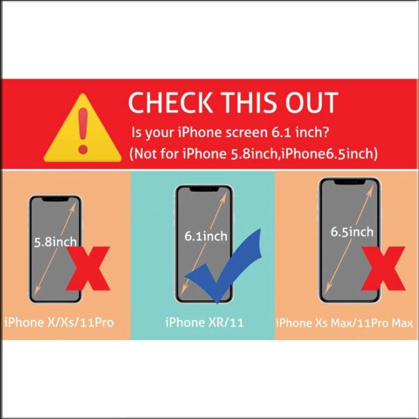 Amazon Brand - Solimo Tempered Glass Screen Protector Compatible for iPhone 11 / iPhone XR (Black) Edge to Edge Coverage with Easy Installation kit - Image 6