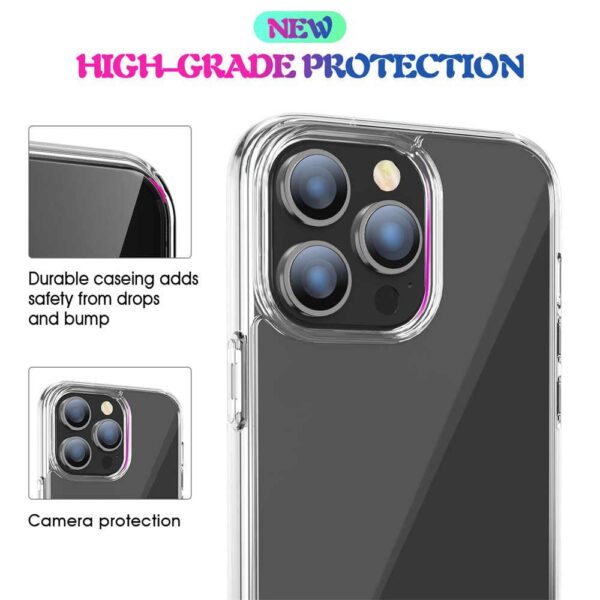 Amazon Brand - Solimo for Moto Edge 60 Fusion 5G Premium Transparent Soft Silicon Crystal Clear Back Cover [Transparent] - Image 4