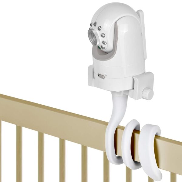 ZORBES® Baby Monitor Stand Baby Camera Stand Flexible Monitor Fits Infant Optics DXR 8 and DXR-8 Pro and other baby monitors,can be fixed to the crib frame or furniture (Stand only) - Image 2