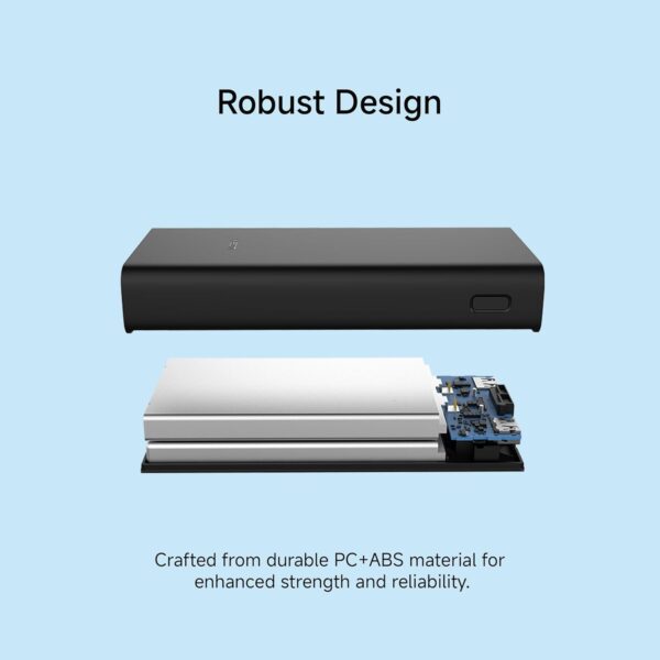 Xiaomi Power Bank 4i 20000mAh 33W Super Fast Charging PD | Power Delivery | QC 3.0|Type C Input & Output |Triple Output Ports|Classic Black|Supports Android,Apple, Tablets, Earbuds, Watches etc (MI) - Image 8