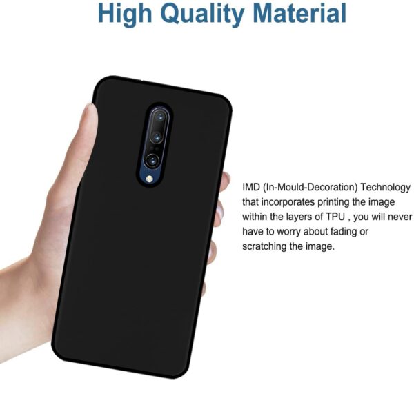 Amazon Brand - Solimo Cover for OnePlus 7 Pro (Rubber_Black) - Image 6
