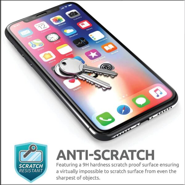 Amazon Brand - Solimo Tempered Glass Screen Protector Compatible for iPhone 11 / iPhone XR (Black) Edge to Edge Coverage with Easy Installation kit - Image 3