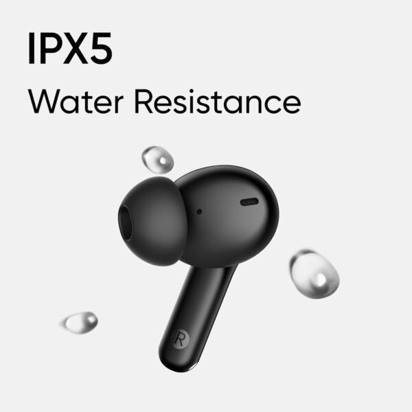 realme Buds T110 Bluetooth Truly Wireless in Ear Earbuds with mic, AI ENC for Calls, Google Fast Pair, 38 Hours Total Playback with Fast Charging and Low Latency Gaming Mode (Punk Black) - Image 8