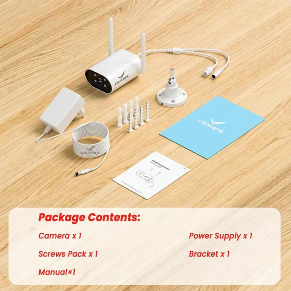 Camate Knight 4G 3MP Sim Based Wireless Outdoor Bullet CCTV Camera for Home, Office, Remote Area and contruction site | Waterproof | Two-Way Talk | Supports 256 GB SD Card - Image 10