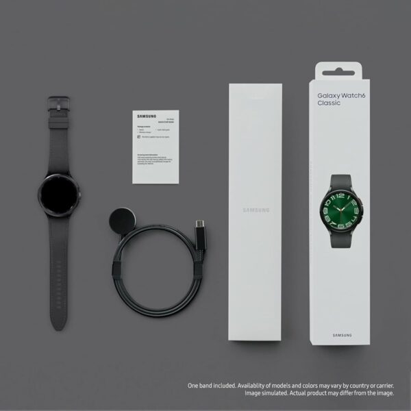 Samsung Galaxy Watch6 Classic LTE (43mm, Black, Compatible with Android only) | Introducing BP & ECG Features - Image 9