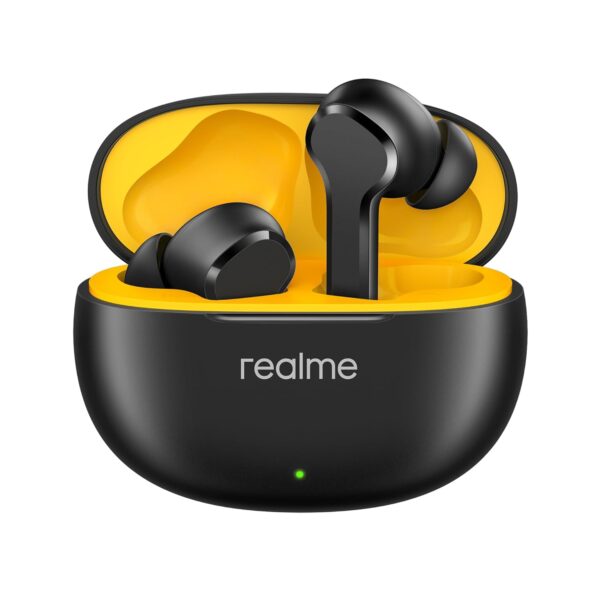 realme Buds T110 Bluetooth Truly Wireless in Ear Earbuds with mic, AI ENC for Calls, Google Fast Pair, 38 Hours Total Playback with Fast Charging and Low Latency Gaming Mode (Punk Black) - Image 2
