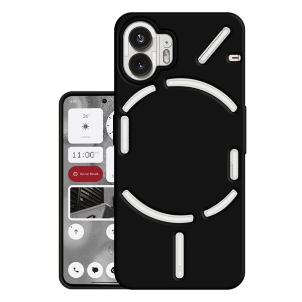 Amazon Brand - Solimo Cover for Nothing Phone 2 (Rubber_Black) - Image 2