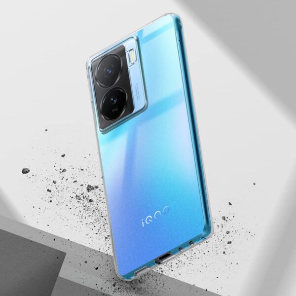 Amazon Brand - Solimo Back Cover for iQOO Z7s 5G (Silicone|Transparent) - Image 6