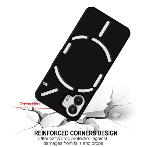 Amazon Brand - Solimo Cover for Nothing Phone 2 (Rubber_Black) - Image 5