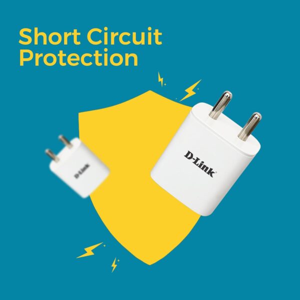 D-Link 45W GaN Fast Charger with PD 3.0 & QC 4+|Dual Port USB-C & USB-A Adapter|FREE 1M Type-C to Type-C Cable|Compact Travel Charger with Multi-Protection|Compatible with iPhone, Android, iPad & More - Image 6