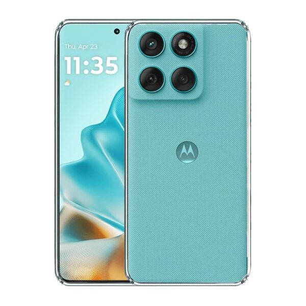 Amazon Brand - Solimo for Moto Edge 60 Fusion 5G Premium Transparent Soft Silicon Crystal Clear Back Cover [Transparent] - Image 2
