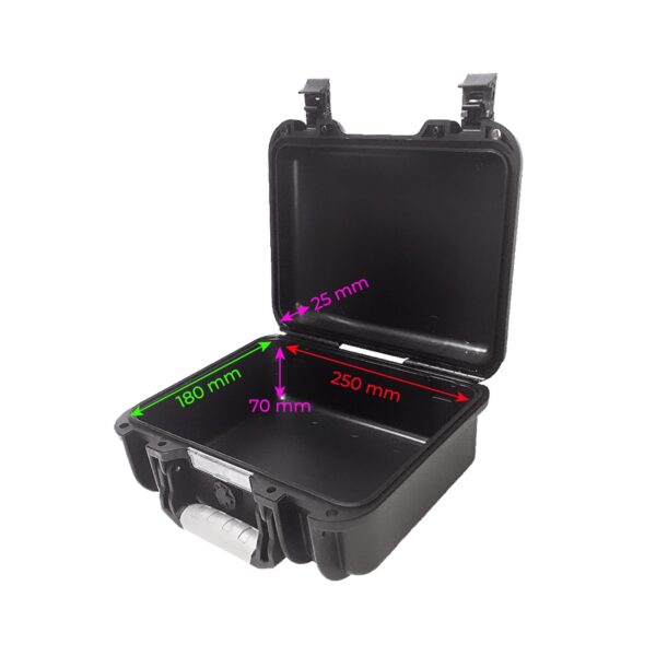 CASE N FOAM Plastic Ew2510 Protective Hard Case Briefcases With Cubed Foam For Camera (Black) - Image 7