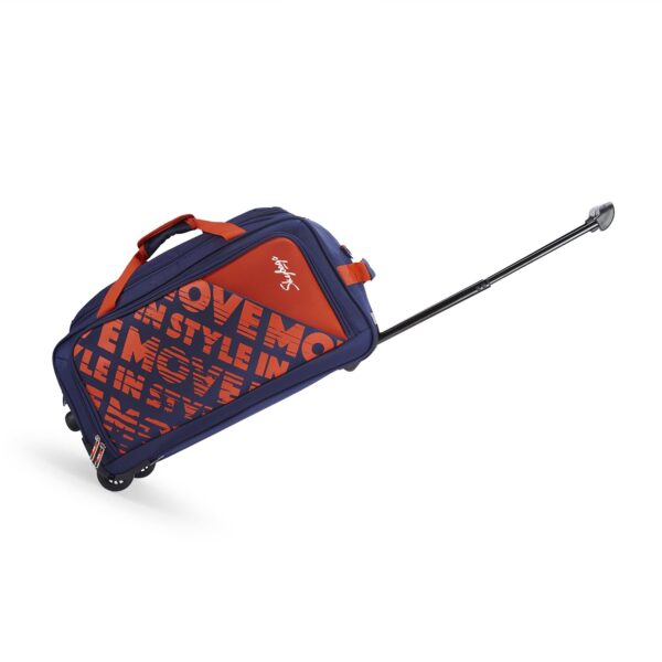 Skybags Ortix Polyester Medium Size 73L Stylish Duffle Trolley Bags for Travel with 2 Wheels - Image 6