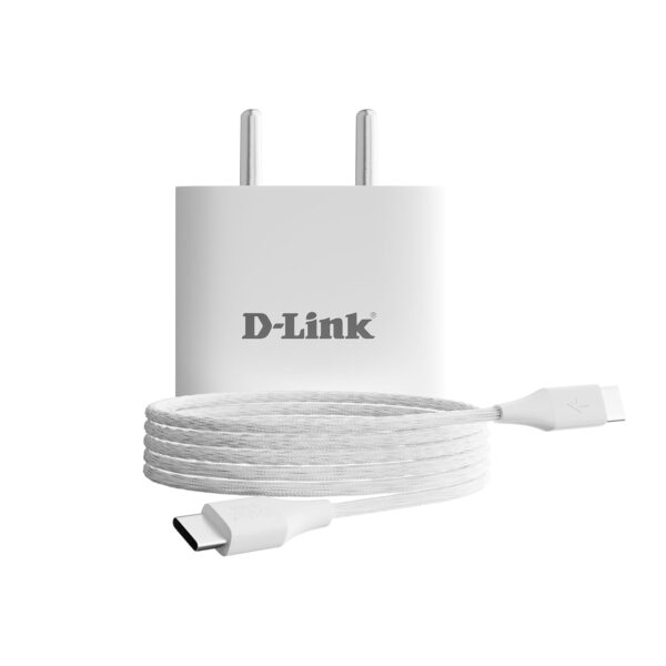 D-Link 45W GaN Fast Charger with PD 3.0 & QC 4+|Dual Port USB-C & USB-A Adapter|FREE 1M Type-C to Type-C Cable|Compact Travel Charger with Multi-Protection|Compatible with iPhone, Android, iPad & More - Image 2